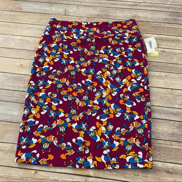 NWT lularoe Donald Duck skirt